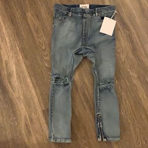 One teaspoon drop crotch denims BNWT